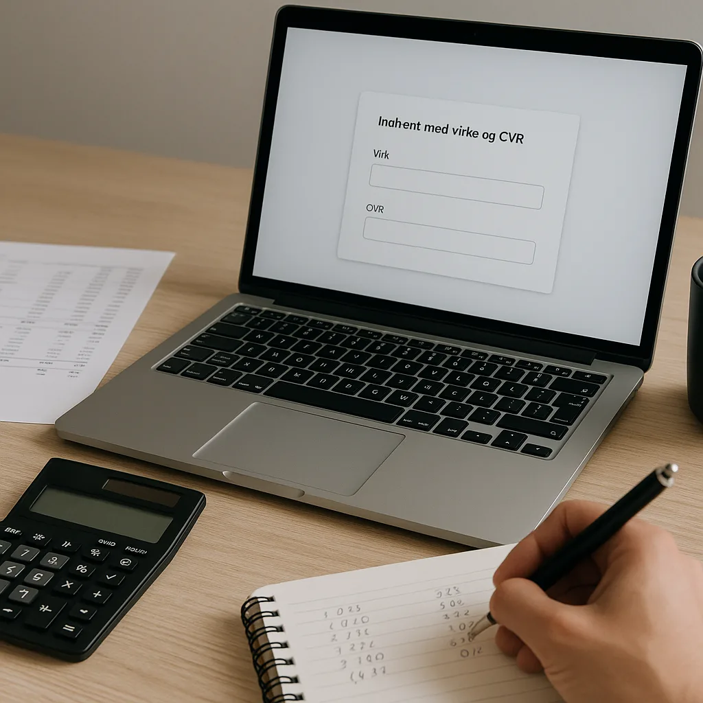 CVR registrering trin for trin