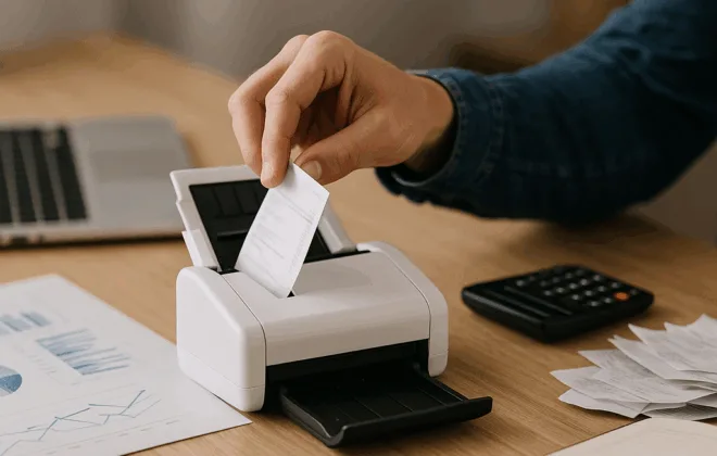 Scanner af bilag til skyen