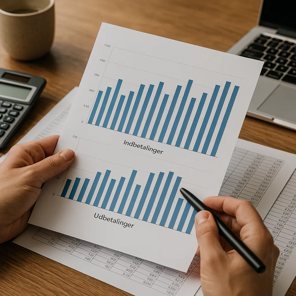 Likviditetsbudget skabelon