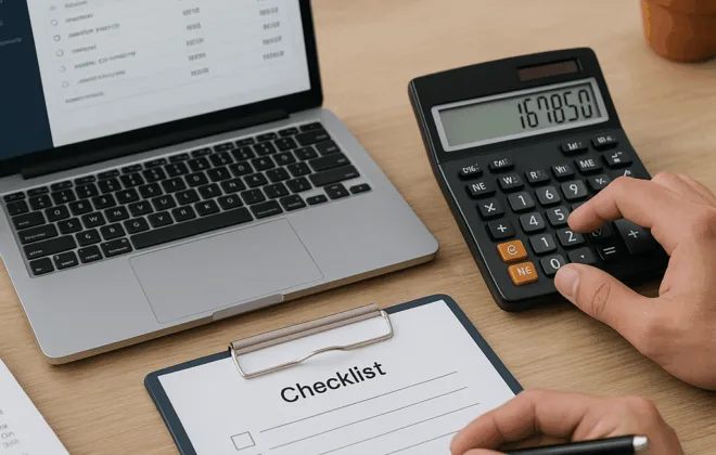 Lønkørsel på skærm og tjekliste ved Tårnby